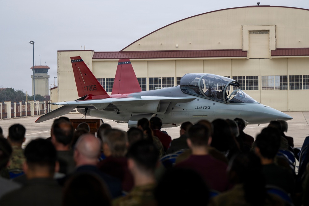 AETC holds T-7A Red Hawk official arrival ceremony, Marking New Era in Pilot Training