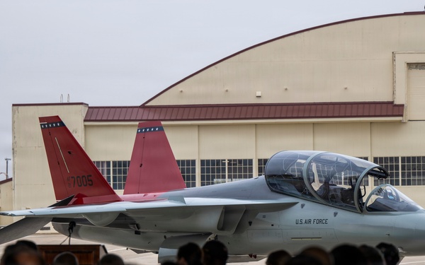 AETC holds T-7A Red Hawk official arrival ceremony, Marking New Era in Pilot Training