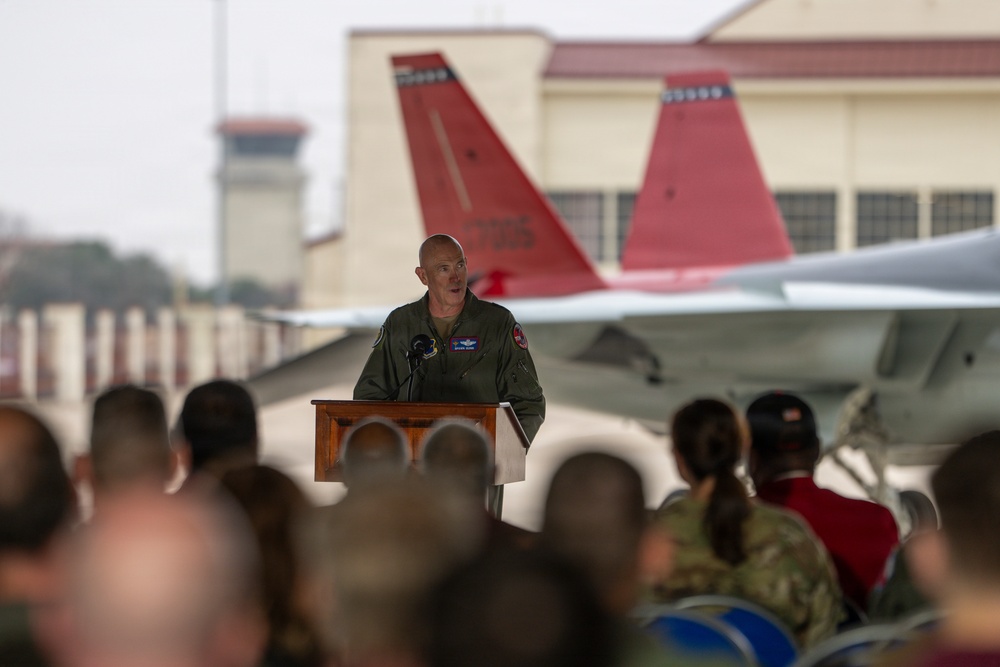 AETC holds T-7A Red Hawk official arrival ceremony, Marking New Era in Pilot Training