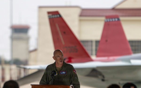 AETC holds T-7A Red Hawk official arrival ceremony, Marking New Era in Pilot Training