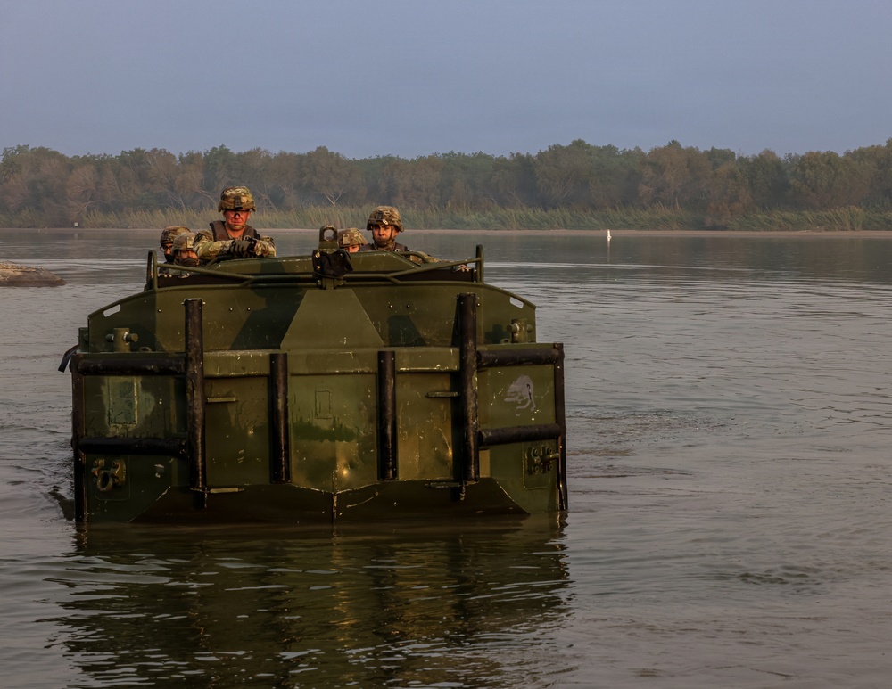 M30 Bridge Erection Boats in the Rio Grande