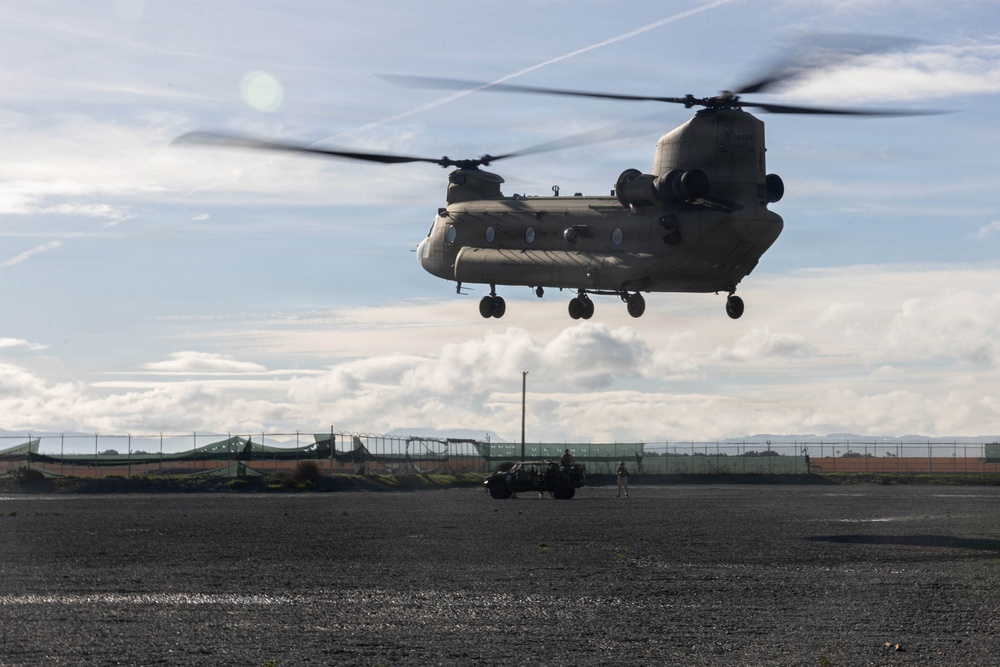 Marines sling load Army Infantry Squad Vehicle