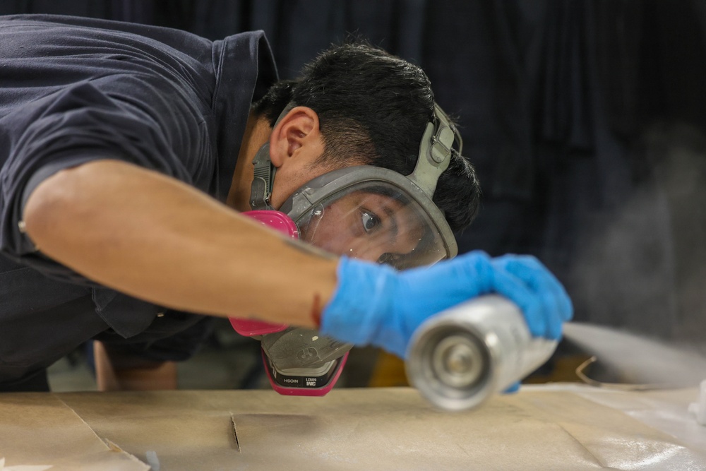 Abraham Lincoln conducts routine preservation