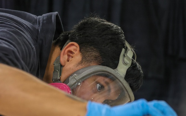 Abraham Lincoln conducts routine preservation