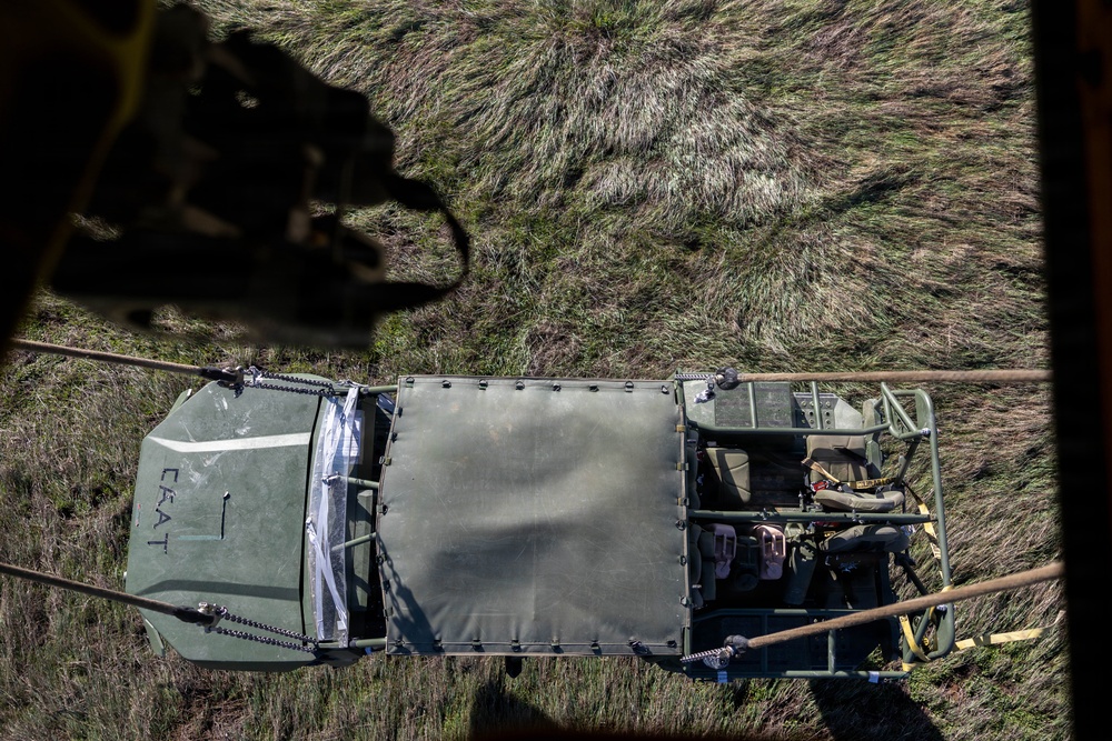 Marines sling load Army Infantry Squad Vehicle