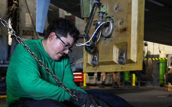 Abraham Lincoln conducts routine operations