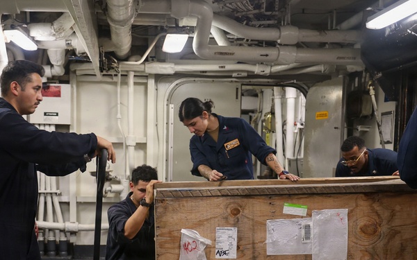 Abraham Lincoln conducts routine operations