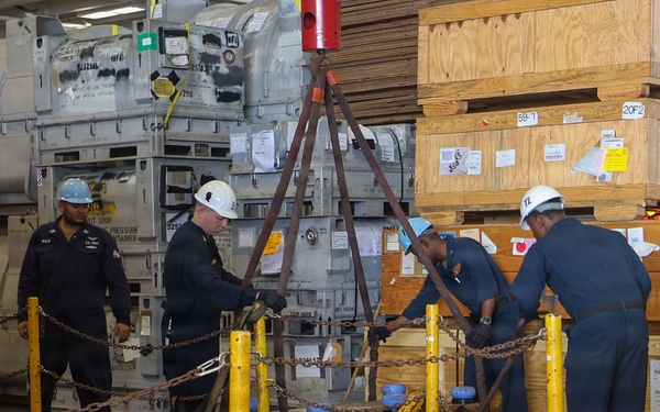 Abraham Lincoln conducts routine operations