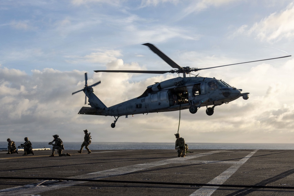 Abraham Lincoln conducts EOD exercise