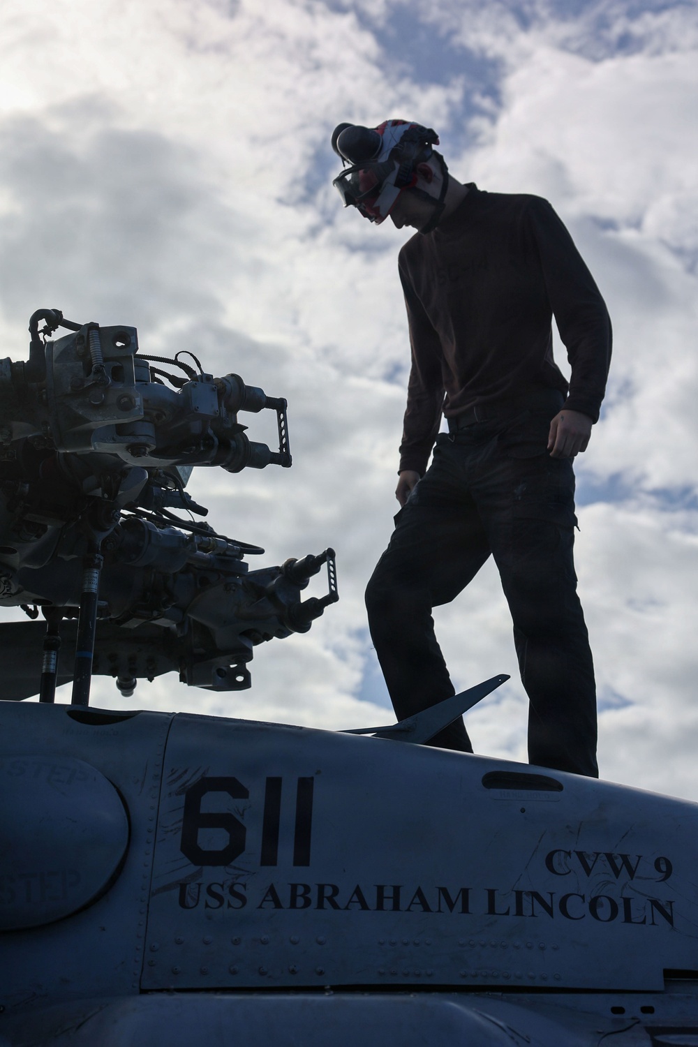 Abraham Lincoln conducts routine operations