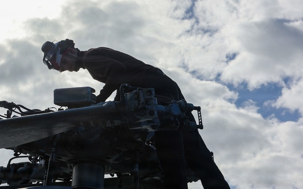 Abraham Lincoln conducts routine flight operations