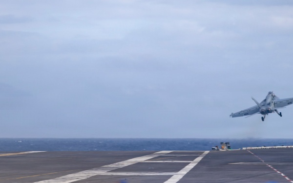 Abraham Lincoln conducts routine flight operations