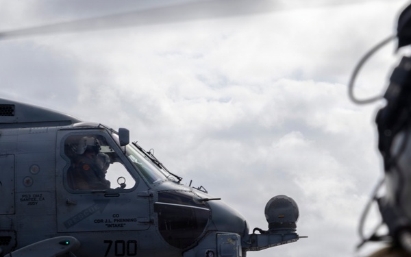 Abraham Lincoln conducts routine flight operations