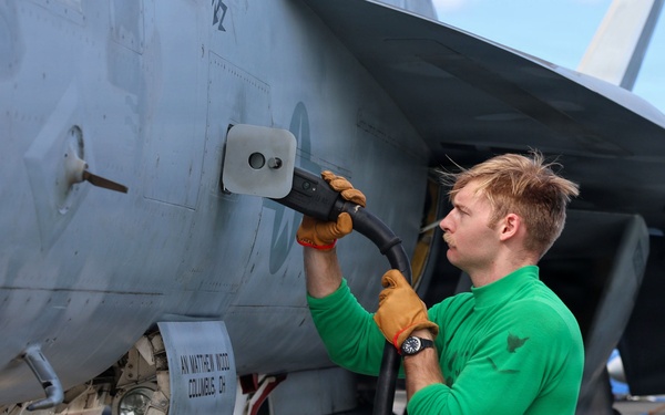 Abraham Lincoln conducts routine operations