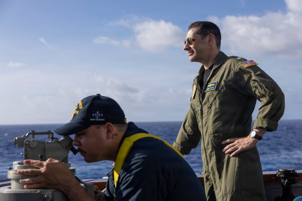 Spruance conducts routine operations