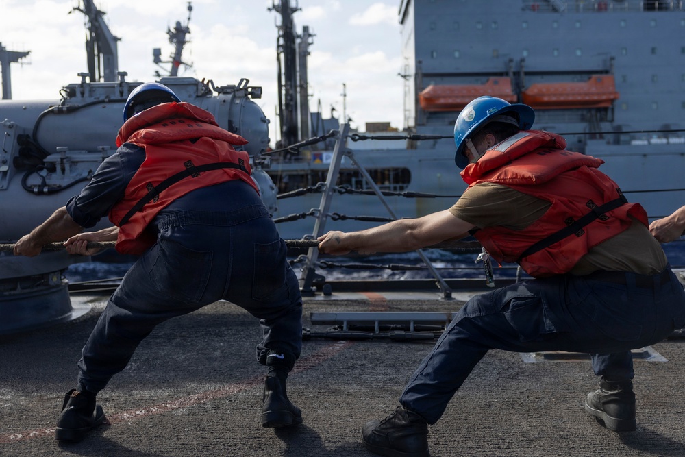 Spruance conducts routine operations