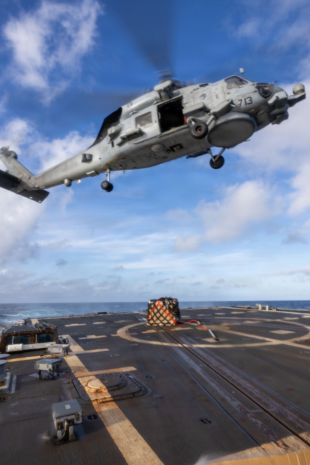 Spruance conducts routine operations