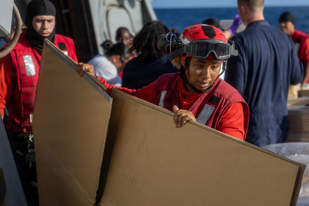 Spruance conducts routine operations