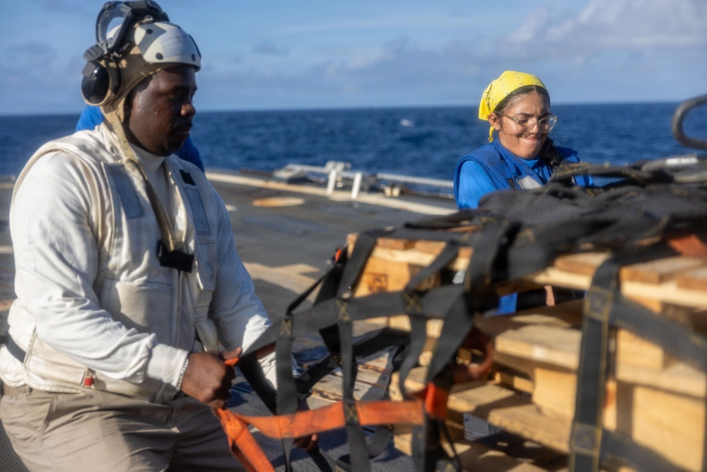 Spruance conducts routine operations