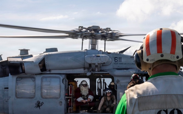 Abraham Lincoln celebrates Christmas