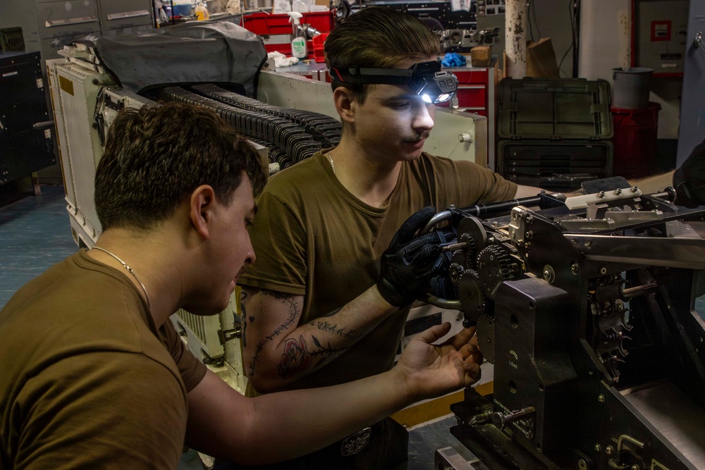 Abraham Lincoln conducts routine operations