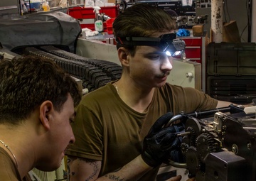 Abraham Lincoln conducts routine operations