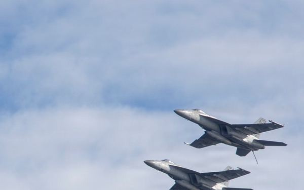 Abraham Lincoln conducts routine flight operations