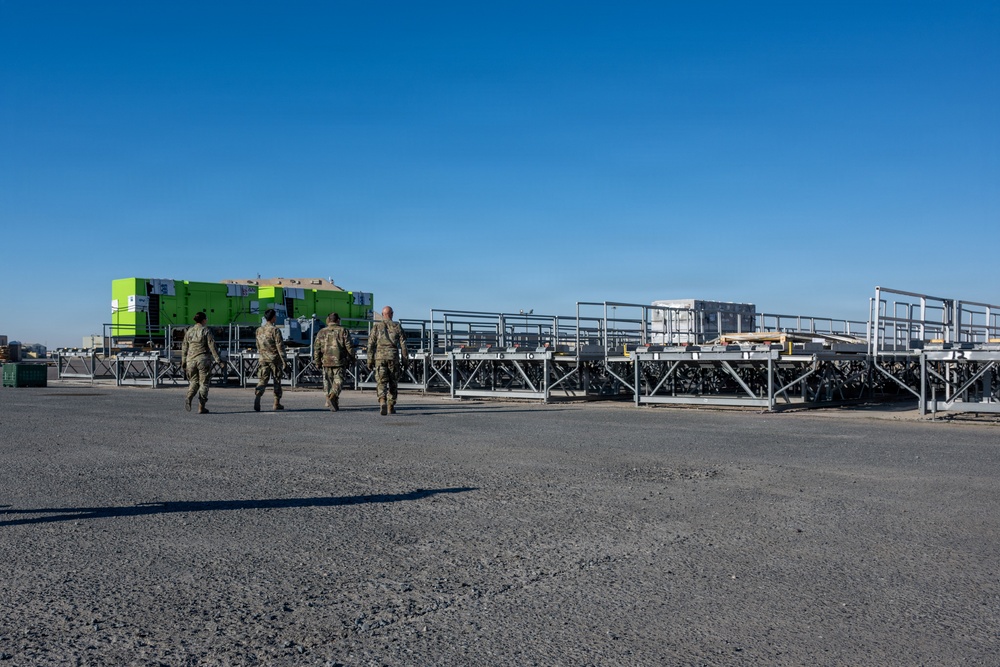 386th command staff building pallets