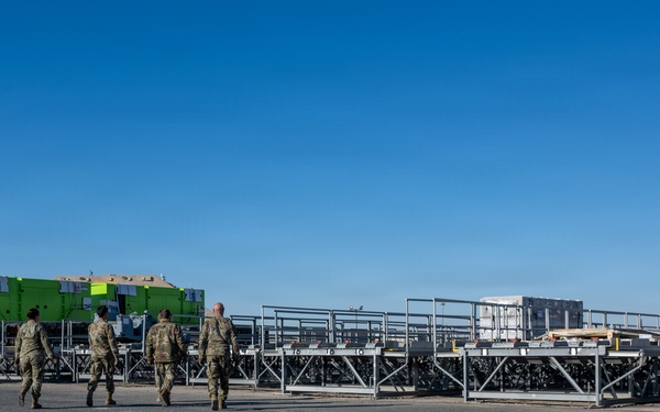 386th command staff building pallets