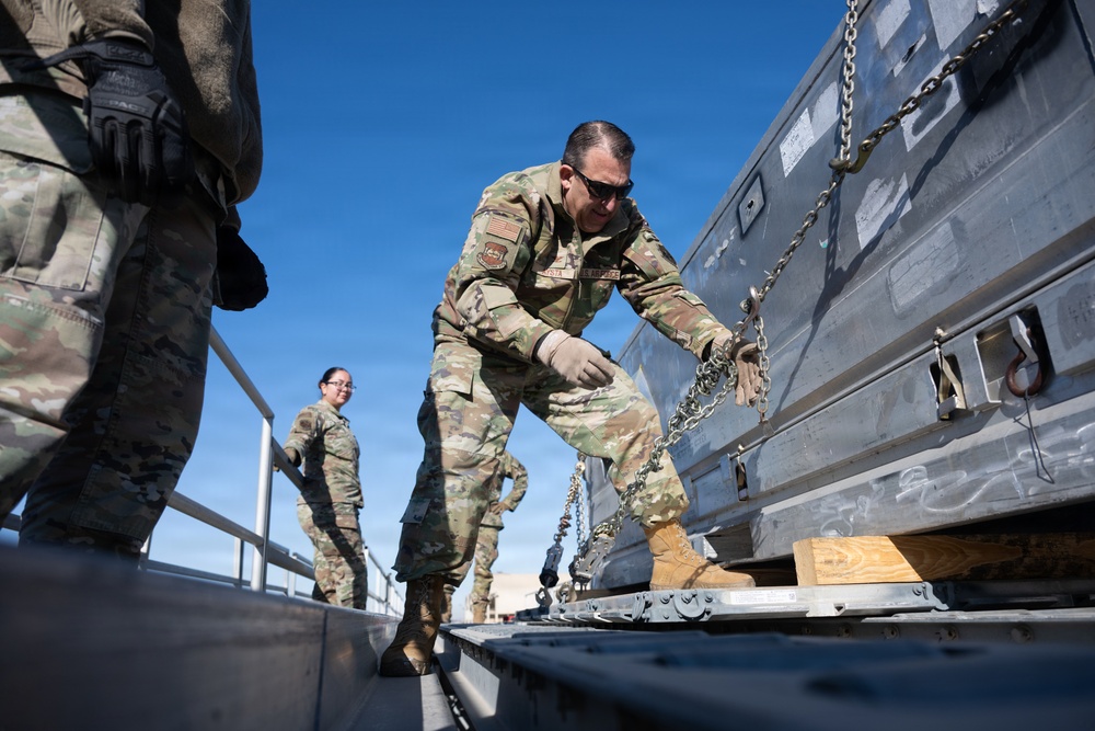 386th command staff building pallets