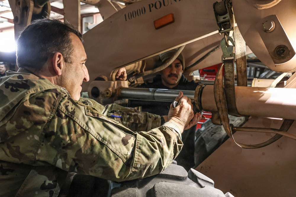 386th Commander’s day in the life with Vehicle Operations