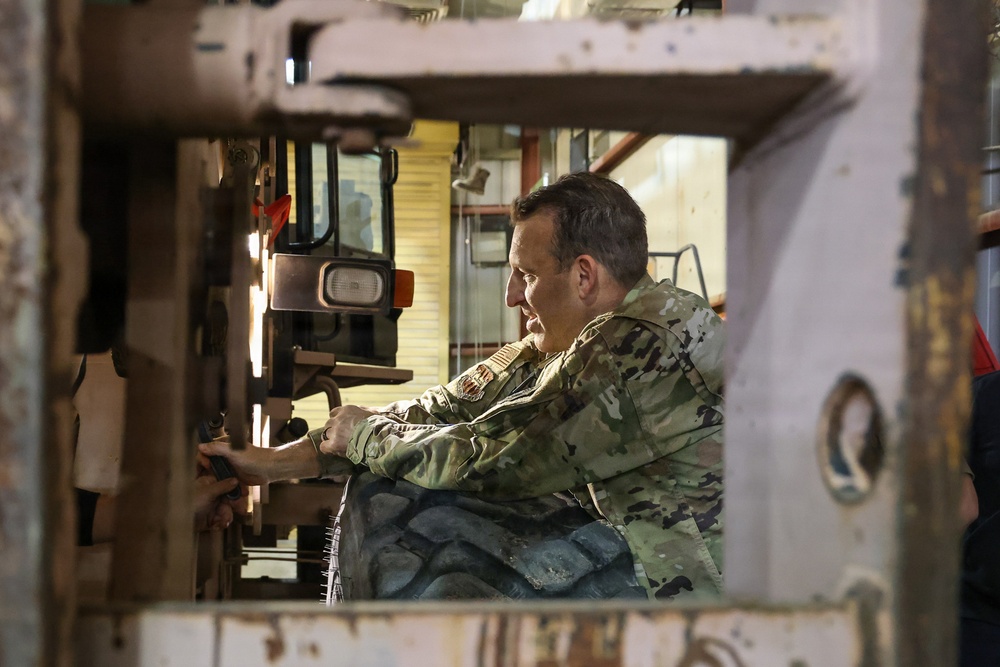 386th Commander’s day in the life with Vehicle Operations