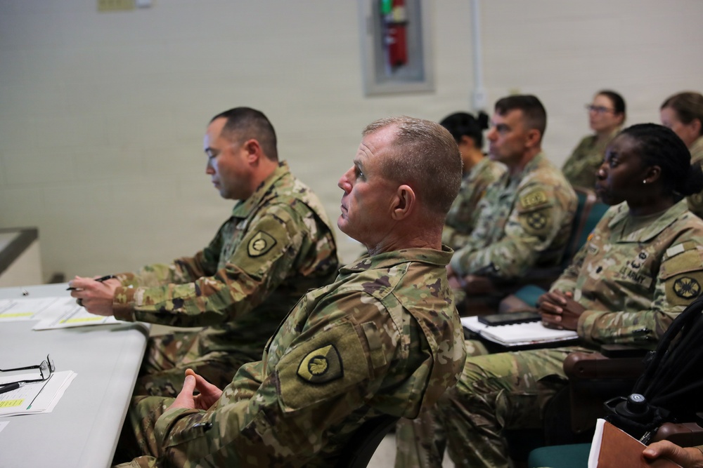 300th Sustainment Brigade Conducts Yearly Training Brief