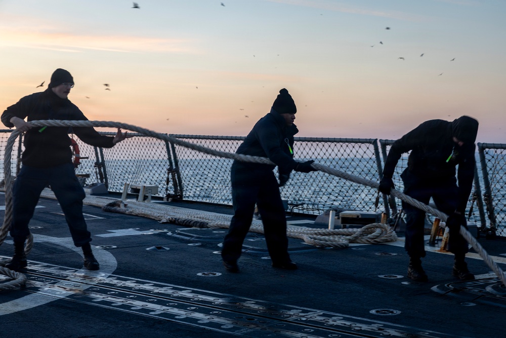 USS Delbert D. Black (DDG119) Arrives at Naval Weapon Station Yorktown