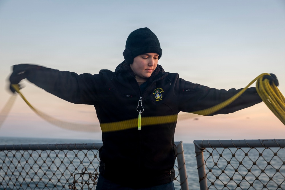 USS Delbert D. Black (DDG119) Arrives at Naval Weapon Station Yorktown