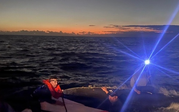 Coast rescues 3 people from capsized vessel off Marathon