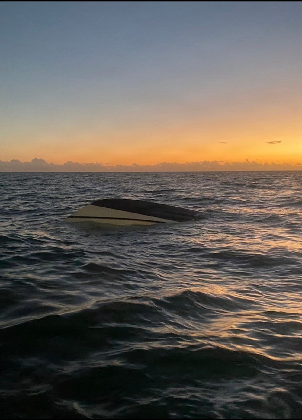 Coast rescues 3 people from capsized vessel off Marathon