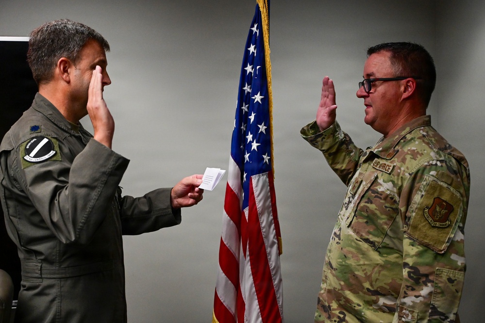 SMSgt Daniel Gibb’s Final Reenlistment Ceremony