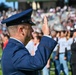 Joint services swearing-in ceremony at Armed Forces Bowl