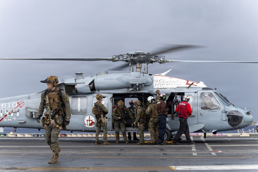 USS Gerald R. Ford (CVN 78) Right of Visit Boarding Operation