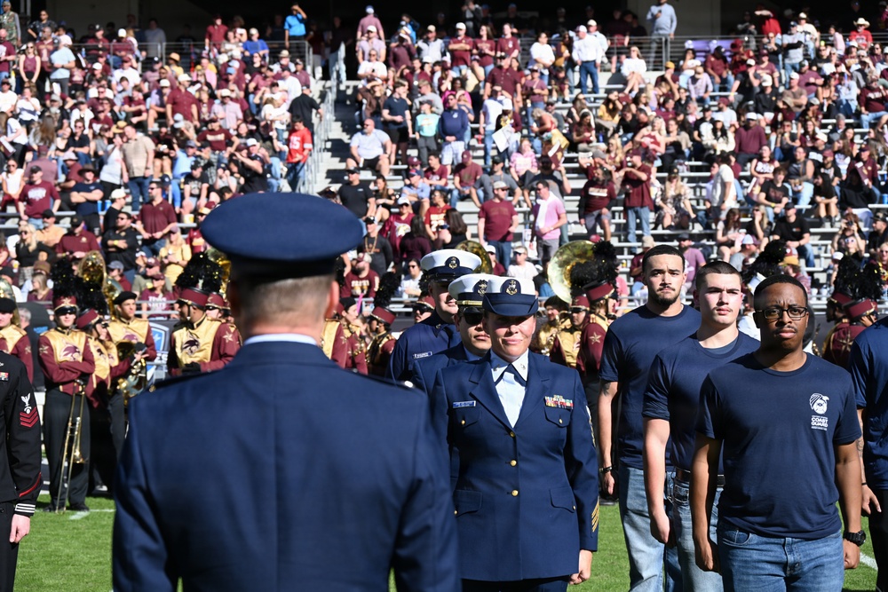 Joint Services Swearing-In Ceremony at Armed Forces Bowl