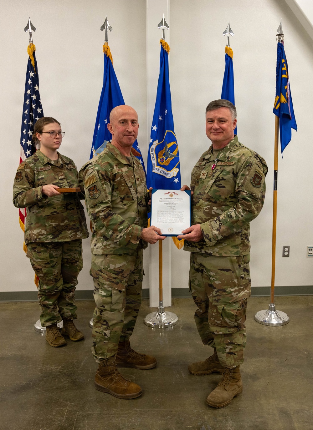 477th AMDF Change of Command