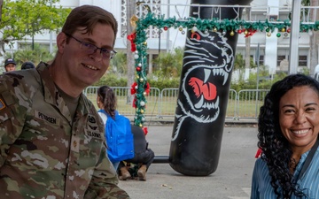 U.S. Army donates gifts during Tour Firmeza in Panama City, Panama