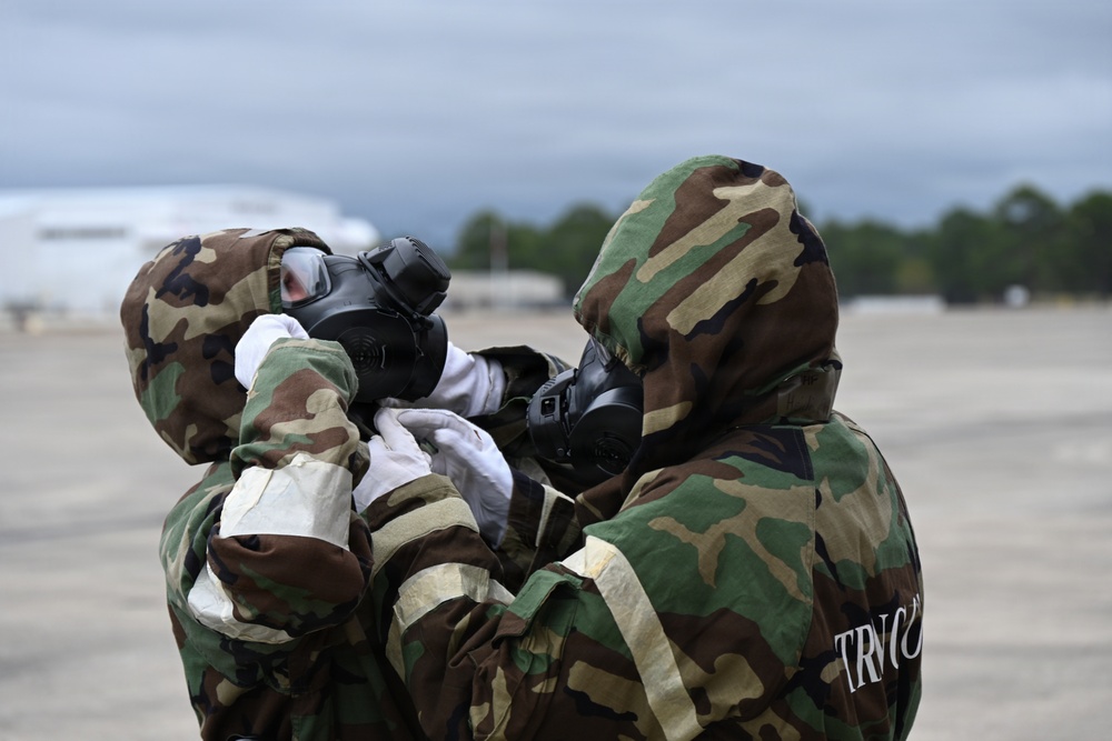 136th Airlift Wing conducts combat readiness inspection