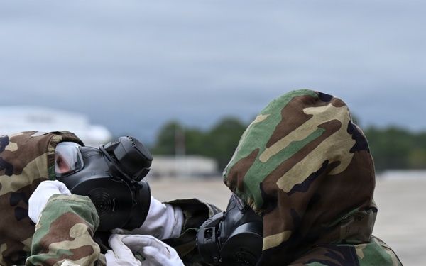 136th Airlift Wing conducts combat readiness inspection