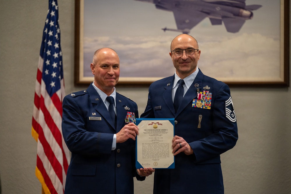Chief Master Sgt. Raveed Retirement Ceremony