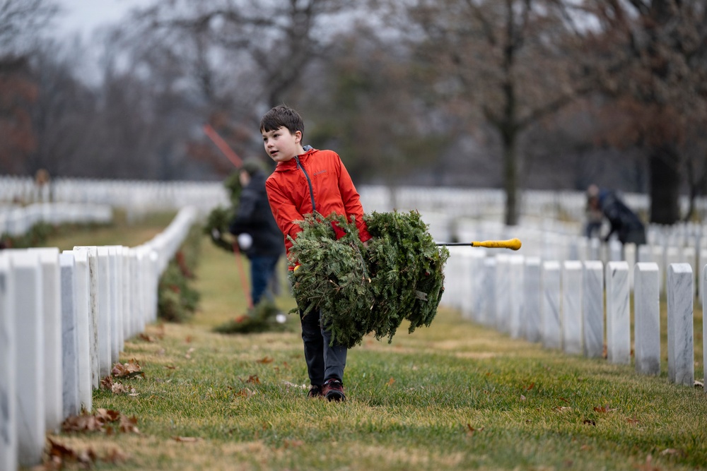Wreaths Out at Arlington National Cemetery 2026