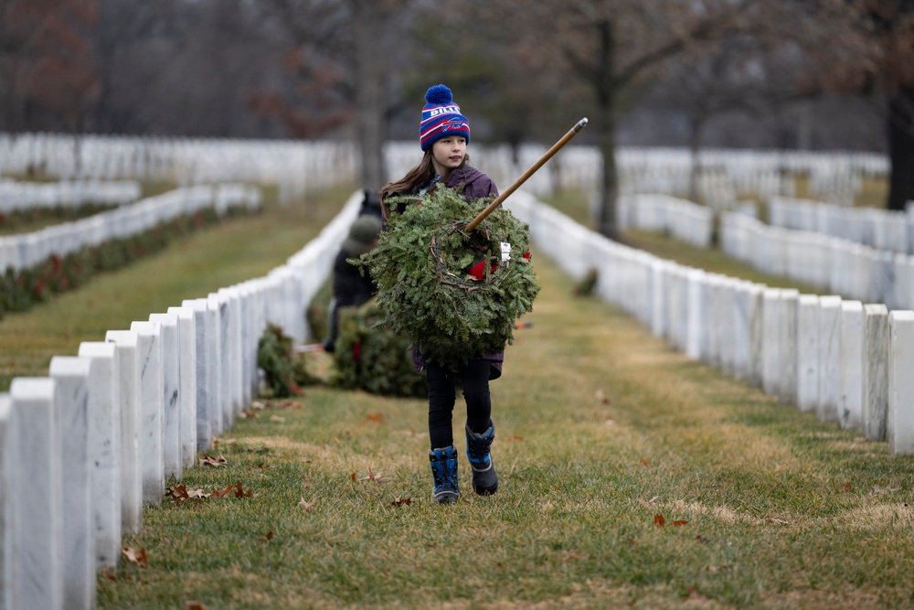 Wreaths Out at Arlington National Cemetery 2026
