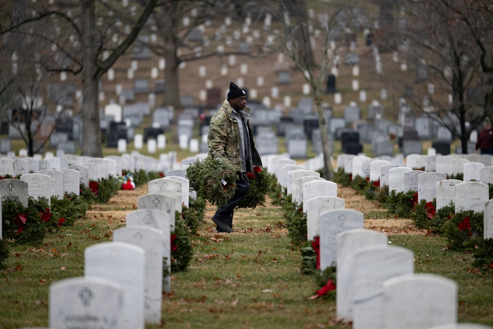 Wreaths Out at Arlington National Cemetery 2026