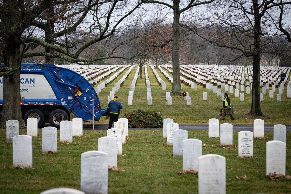 Wreaths Out at Arlington National Cemetery 2026